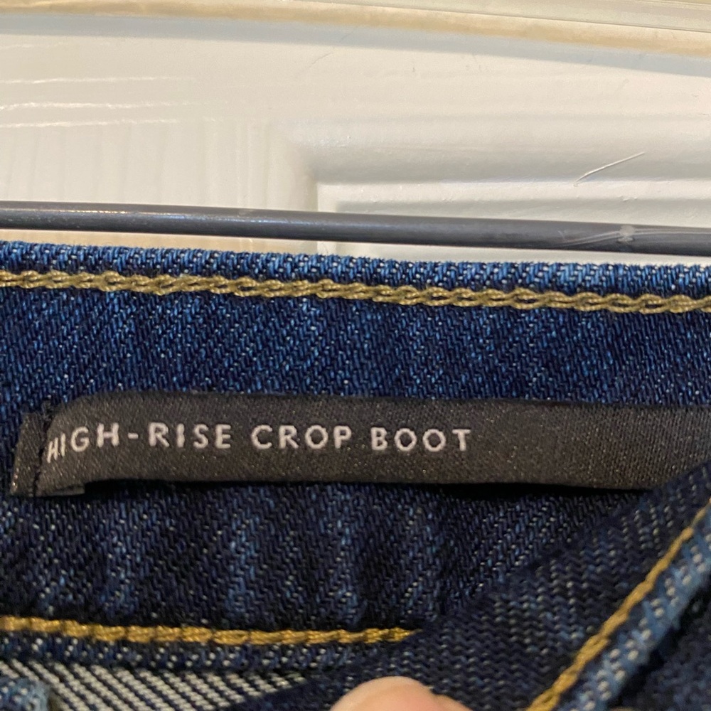 NWT BANANA REPUBLIC High Rise Bootcut Cropped Jeans 30 Long - Picture 6 of 12